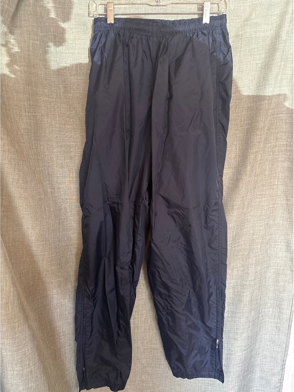 Nike dark blue Nylon Windbreaker Track Pants Medium